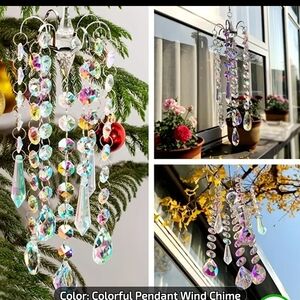 Colorful Crystal Pendant Wind Chime